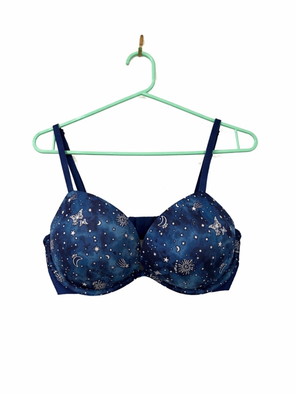 PINK Victoria's Secret Navy Celestial Print T-Shirt Bra